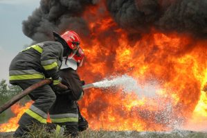 Zığ şosesində yanğın oldu