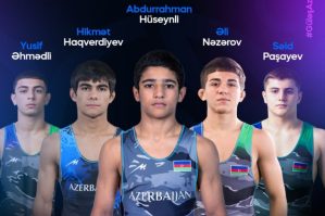 İki güləşçimiz dünya çempionatının finalında