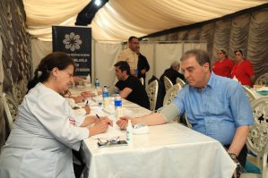 Gəncədə qanvermə aksiyası keçirildi - FOTOLAR