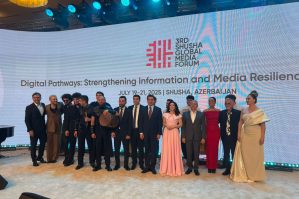 Şuşada Milli Mətbuatın 150 illik yubileyində sürpriz olay - VİDEO