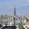 Brussels view from Mont des Arts Brussels Belgium cropped