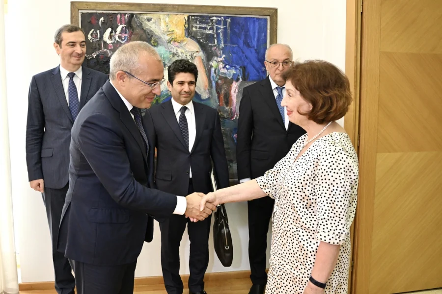 Şimali Makedoniya prezidenti Mikayıl Cabbarovu qəbul etdi