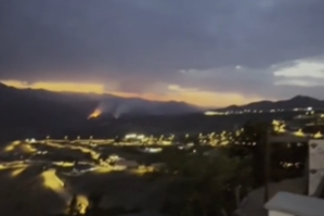 Laçındakı meşə yanğını söndürüldü