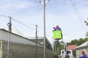 “Azərişıq” Ağdaş və Göyçayda yenidənqurma işlərini davam etdirir - VİDEO