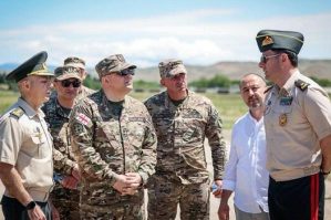 Azərbaycan-Gürcüstan hərbi polisləri bir arada - Foto