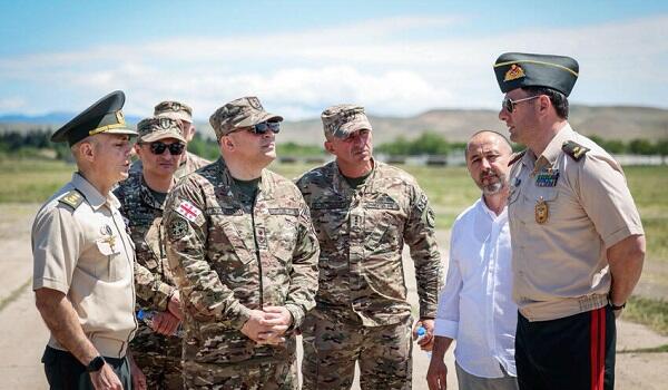 Azərbaycan-Gürcüstan hərbi polisləri bir arada - Foto