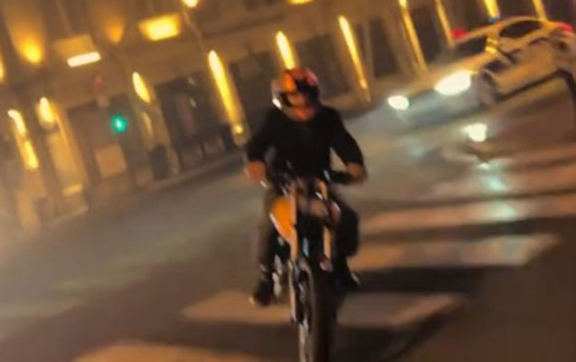 Bakı küçələrini bir-birinə qatan motosikletçi ilə bağlı qərar - VİDEO