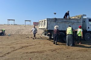 Çimərlikləri zibilləyənlər cəzalandırıldı