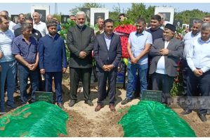 Ziyəddin və Hüseyn Səfərovlar dəfn edildi - FOTOLAR