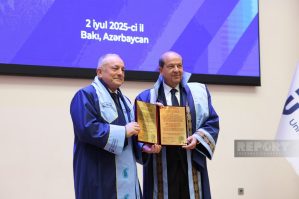 Ersin Tatara Fəxri Doktor Diplomu təqdim edildi - FOTOLAR