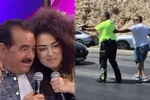 İbrahim Tatlısəsin qızı “saxla” əmrinə tabe olmadı - Polis atəş açdı - Video