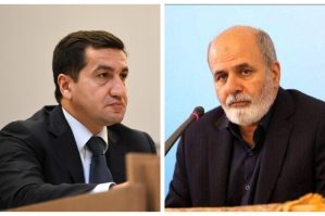 Hikmət Hacıyev Əli Əkbər Əhmədianla müzakirə apardı