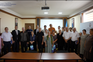 Gəncədə məcburi köçkünlər üçün hüquqi maarifləndirmə tədbiri keçirildi - VİDEO