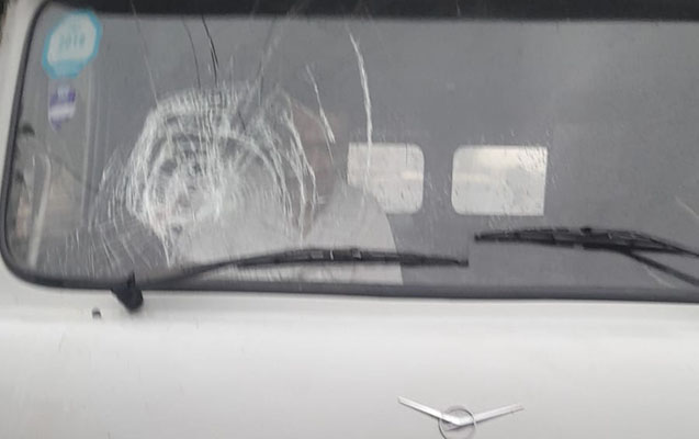 Göygöldə xəstə yaxınları təcili yardım maşınına hücum etdi