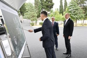 Prezident kanat yolunun inşası üçün seçilmiş ərazidə