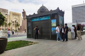 "28 May"ın yaxınlığındakı həmin köşk götürüldü