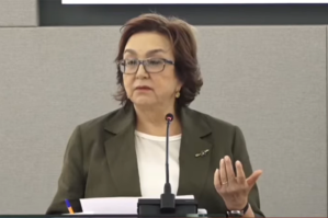 Məleykə Abbaszadənin çıxışı maraqla qarşılandı - VİDEO