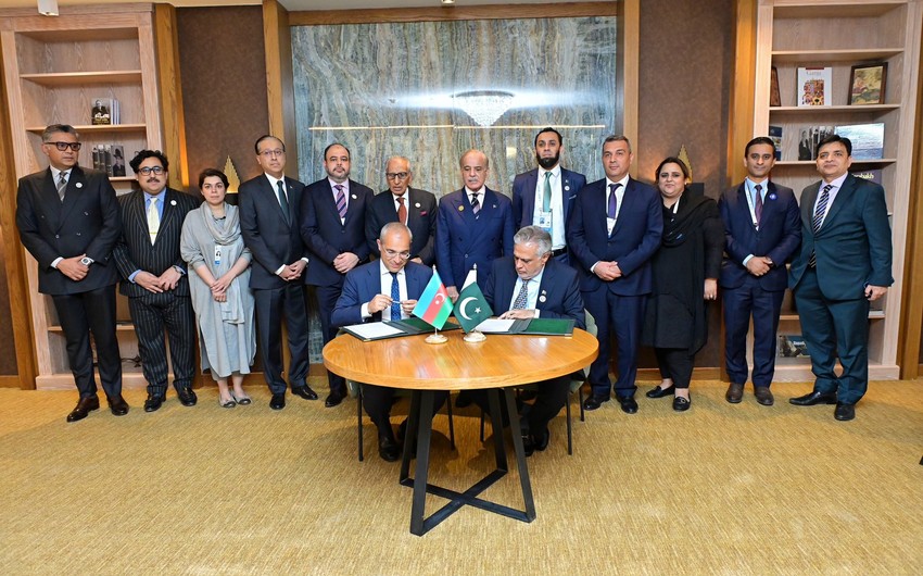 Azərbaycanla Pakistan arasında memorandum imzalandı - FOTO 1 memorandum 0
