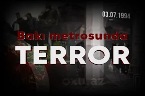 Bakı metrosundakı terror aktından 31 il keçir - FOTOLAR