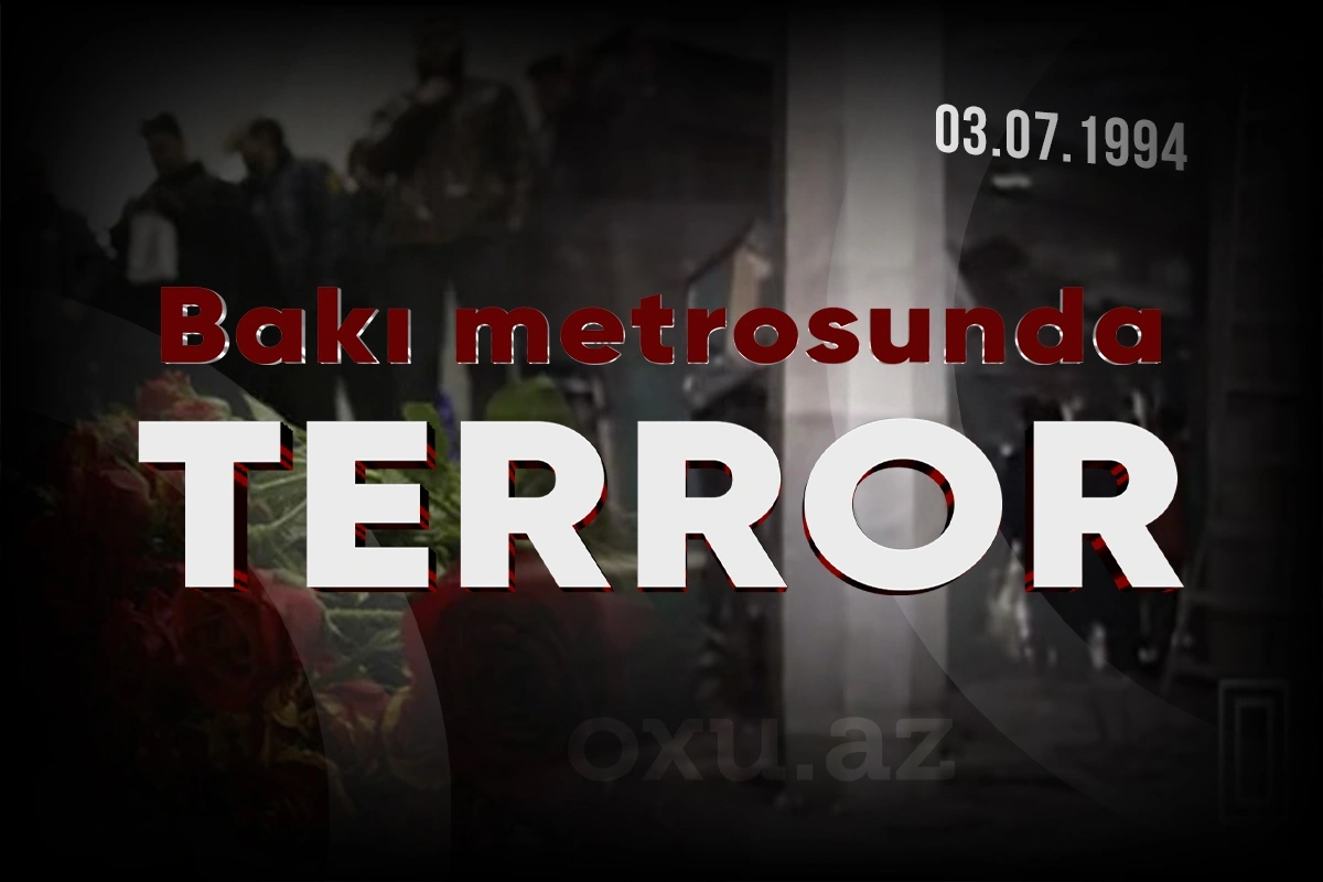 Bakı metrosundakı terror aktından 31 il keçir - FOTOLAR 1 metro terror