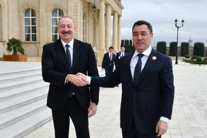 Prezidentlər Xıdırlı kəndinin 1-ci mərhələsinin açılışında iştirak etdilər - FOTOLAR