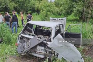 Zaqatalada ağır qəza: ölən var - FOTOLAR