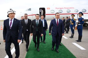 Sadır Japarov Füzulidə - FOTO