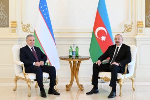 Prezidentlərin təkbətək görüşü oldu