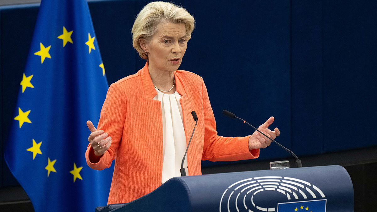 Leyen Trampı HƏDƏLƏDİ: "Tədbir görəcəyik" 1 ursula von der leyen speech september 2023