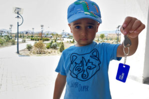 Növbəti köç Xıdırlı kəndində: açarlar təqdim edildi - FOTOLAR