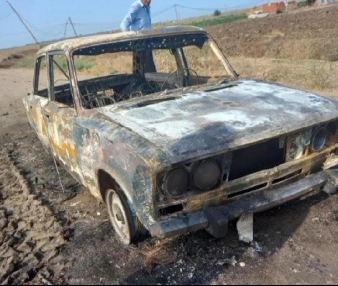 Cəlilabadda minik avtomobili kül oldu