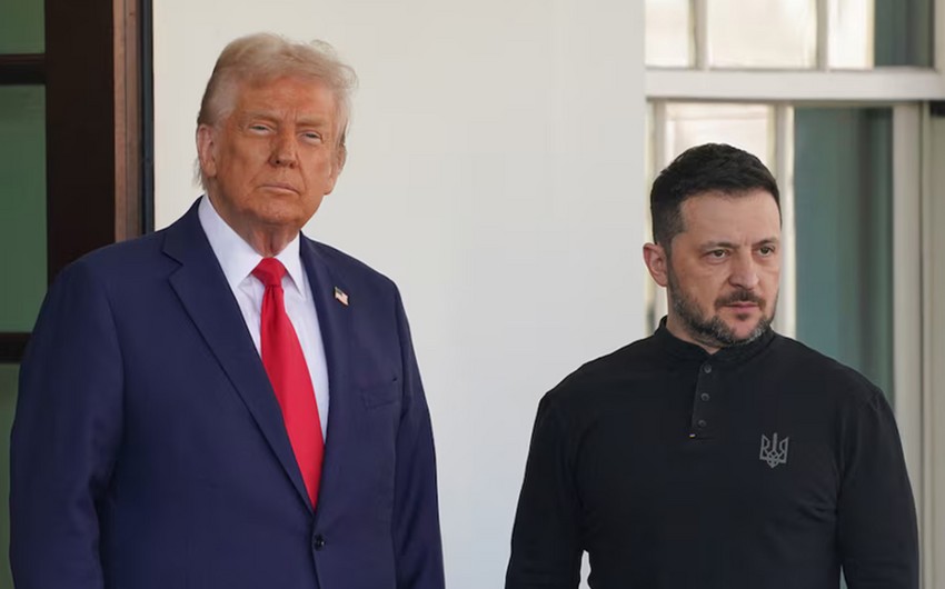 Trampla Zelenskinin Ağ Evdə görüşü başladı - VİDEO