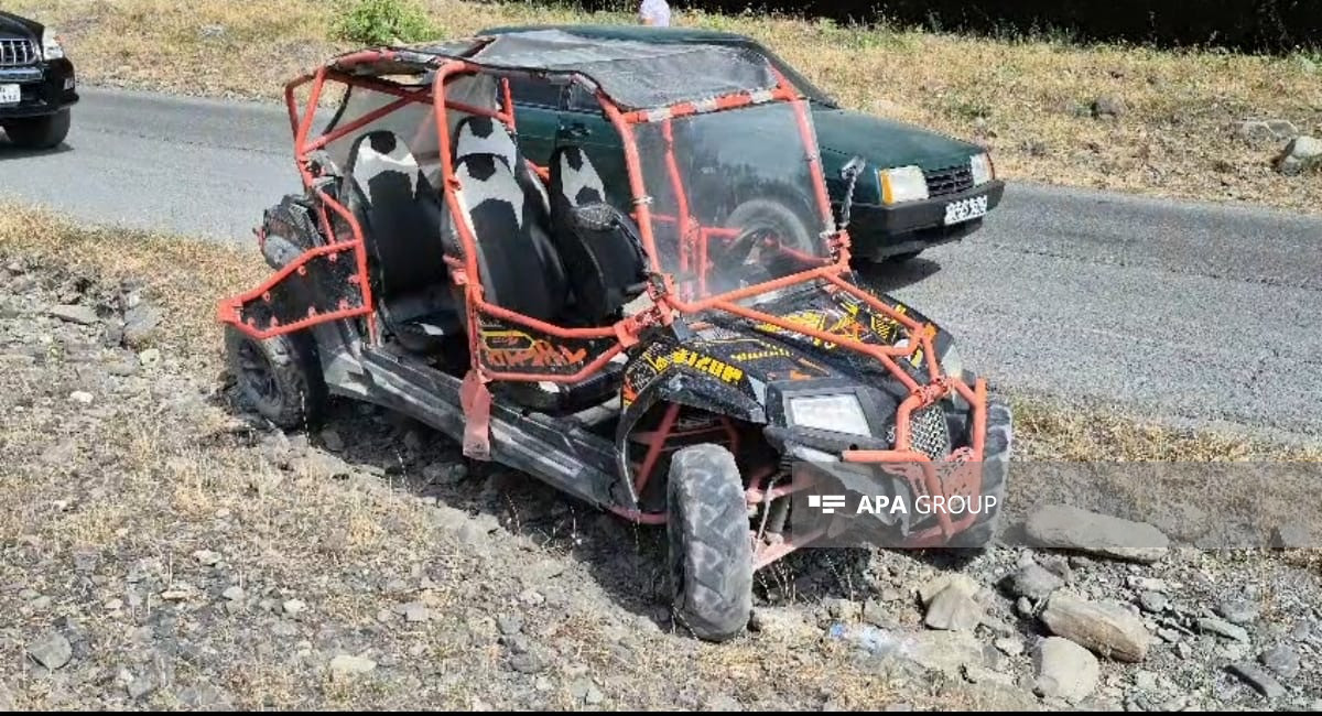 Qəbələdə ağır qəza: ərəb helikopterlə Bakıya göndərildi - FOTO