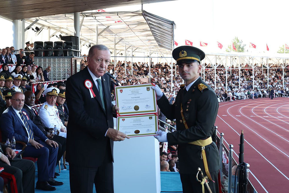 Zakir Həsənov Türkiyədə: hərbi məktəblərin buraxılış mərasimində - Fotolar