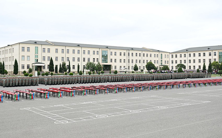 Azərbaycan Ordusunda andiçmə mərasimləri keçirildi - VİDEO