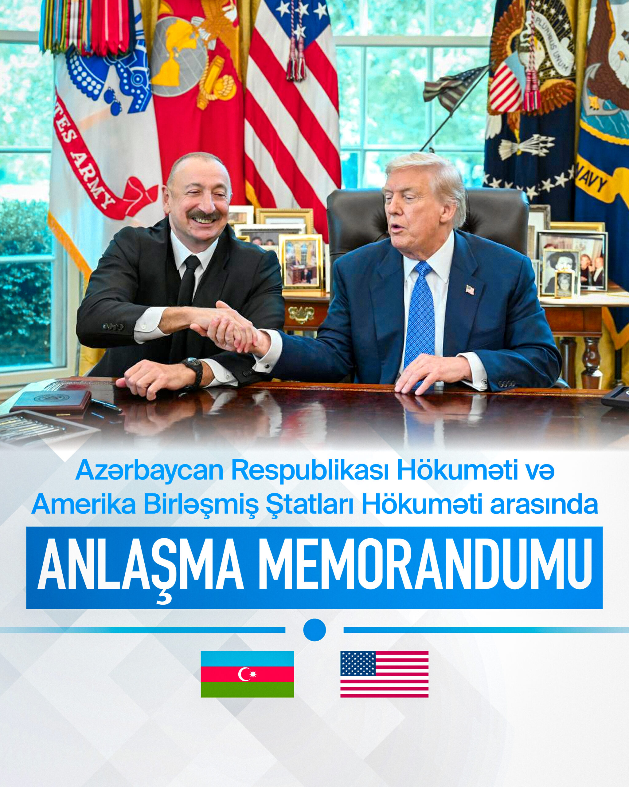 Azərbaycan-ABŞ Anlaşma memorandumunun mətni açıqlandı