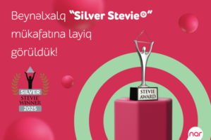 “Nar” nüfuzlu “Stevie” mükafatına layiq görüldü