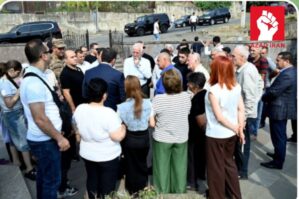 Ermənistan prezidenti İranla sərhədə getdi