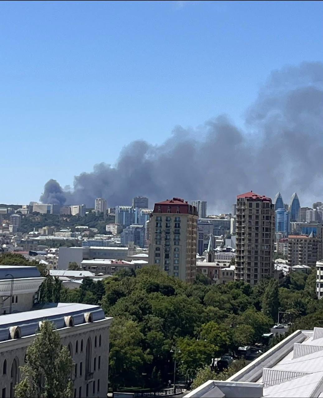 “Sədərək”dəki yanğın yenidən şiddətləndi - YENİLƏNİB-7