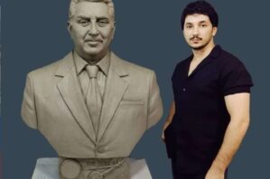 Arif Babayevin büstü hazırlandı