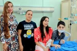 Leyla və Arzu Əliyevalar Milli Onkologiya Mərkəzində - FOTO