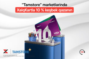 XalqKart ilə “Tamstore” supermarketlər şəbəkəsində 10 % keşbek/petrol!