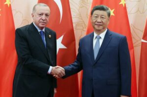 Ərdoğan Si Cinpinlə bir arada