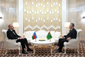 Berdiməhəmmədovdan Əliyevə: "Səfəriniz bizim üçün bayramdır" - FOTOLAR