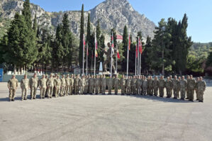 Azərbaycan hərbçiləri Türkiyədə keçirilən komando kursunda...