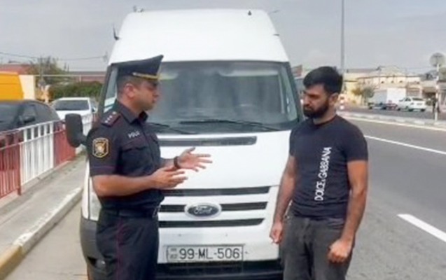 Təhlükə yaradan “Ford” sürücüsü postda saxlanıldı - VİDEO 1 Təhlükə yaradan “Ford” sürücüsü postda saxlanıldı - VİDEO