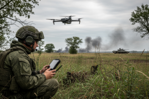 Rusiya dronla Ukrayna tankını belə vurdu - VİDEO