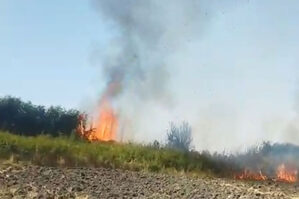 Yanğın törədən şəxs məsuliyyətə cəlb edildi - FOTO