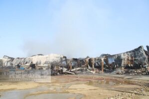 “Sədərək”dəki yanğın tam söndürüldü - FOTOLAR