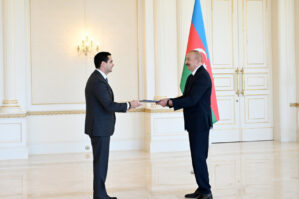 Prezident daha bir səfirin etimadnaməsini qəbul etdi - FOTOLAR